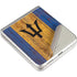 Barbados Flag Dark Wood Galaxy Z Flip3 5G Skin